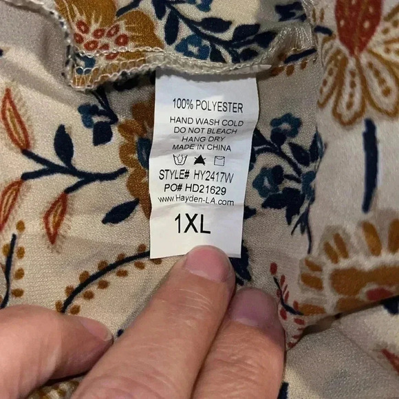 Hayden Women’s Floral Blouse C19 - Picture 4 of 4